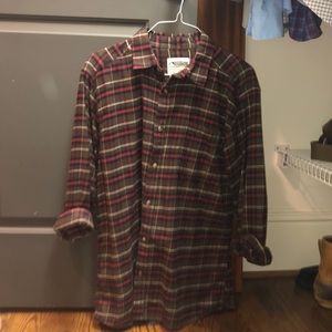 Large Mountain Khaki Flannel. Worn 3 times.